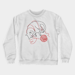 Cat and skein Crewneck Sweatshirt